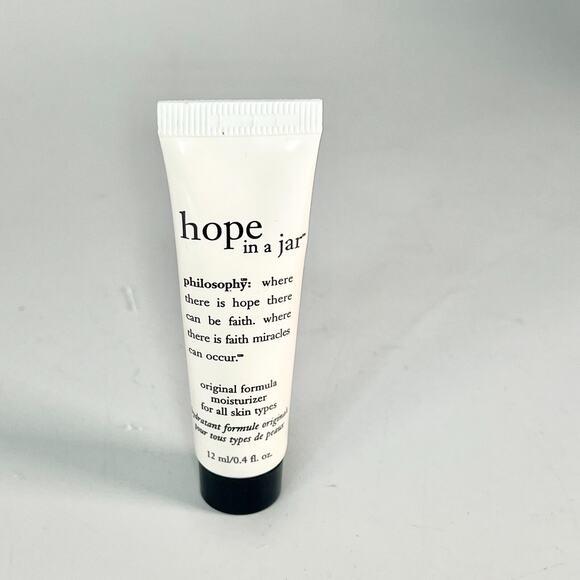 Philosophy Hope in a Jar Original Formula Moisturizer Lotion Travel .4 fl oz New - Picture 1 of 7